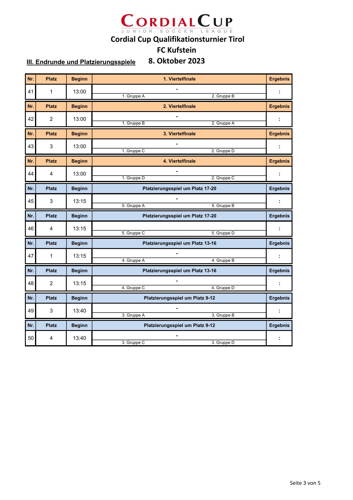 Spielplan Seite 3