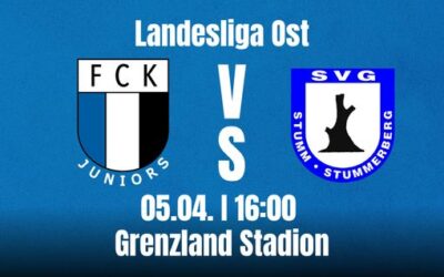 Heimspiel für die Juniors gegen die SVG Stumm!