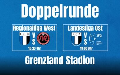 Fußball-Samstag im Grenzlandstadion: Doppelrunde mit zwei Heimspielen!